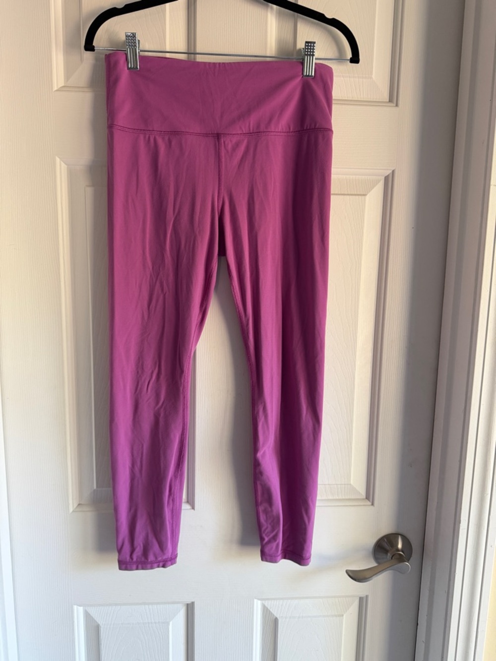Athleta Elation 7/8 Magenta High-Waist Leggings